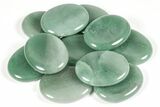 2" Polished Green Aventurine Worry Stones  - Photo 4